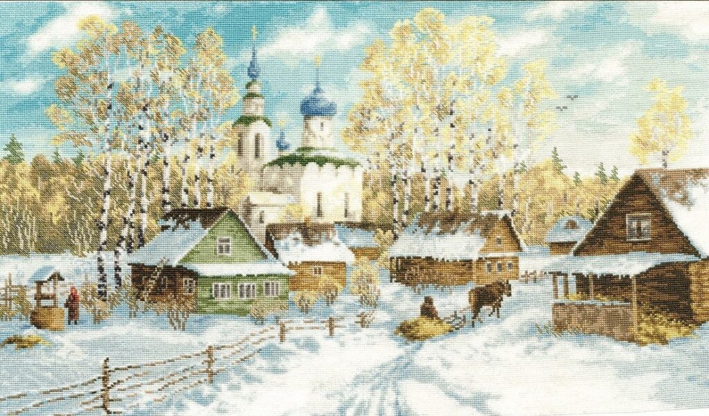Деревенская зима